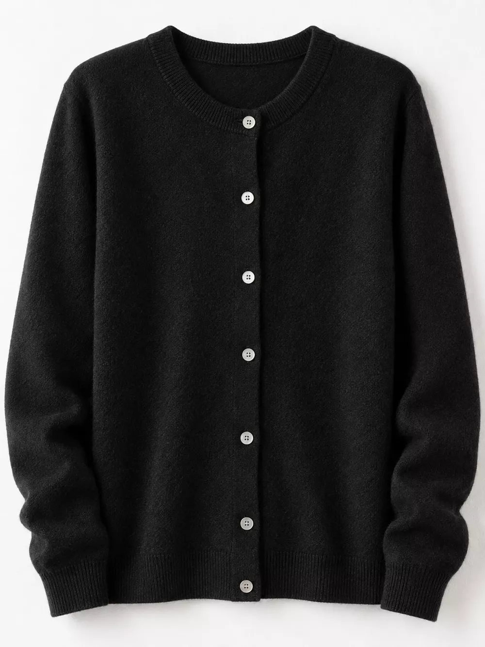 Crew Neck Button-Down Cardigan, image 14