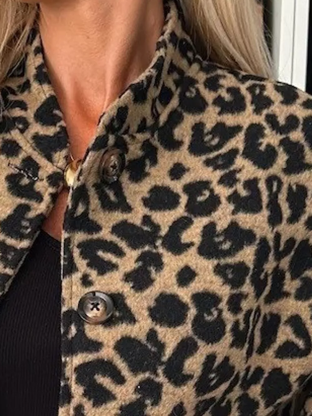 c Leopard Print Button-Down Jacket, image 6