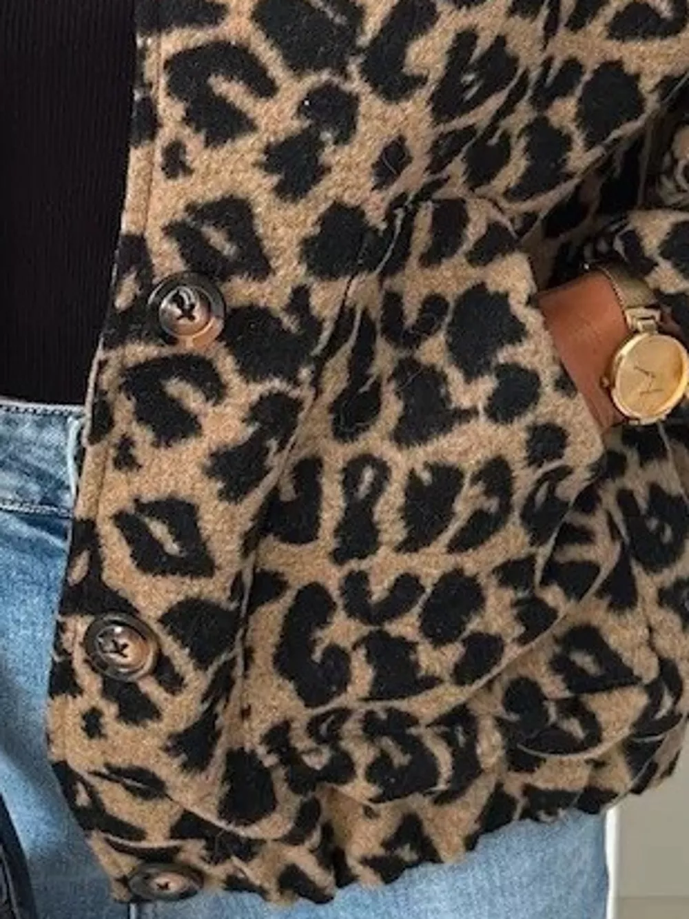 c Leopard Print Button-Down Jacket, image 7