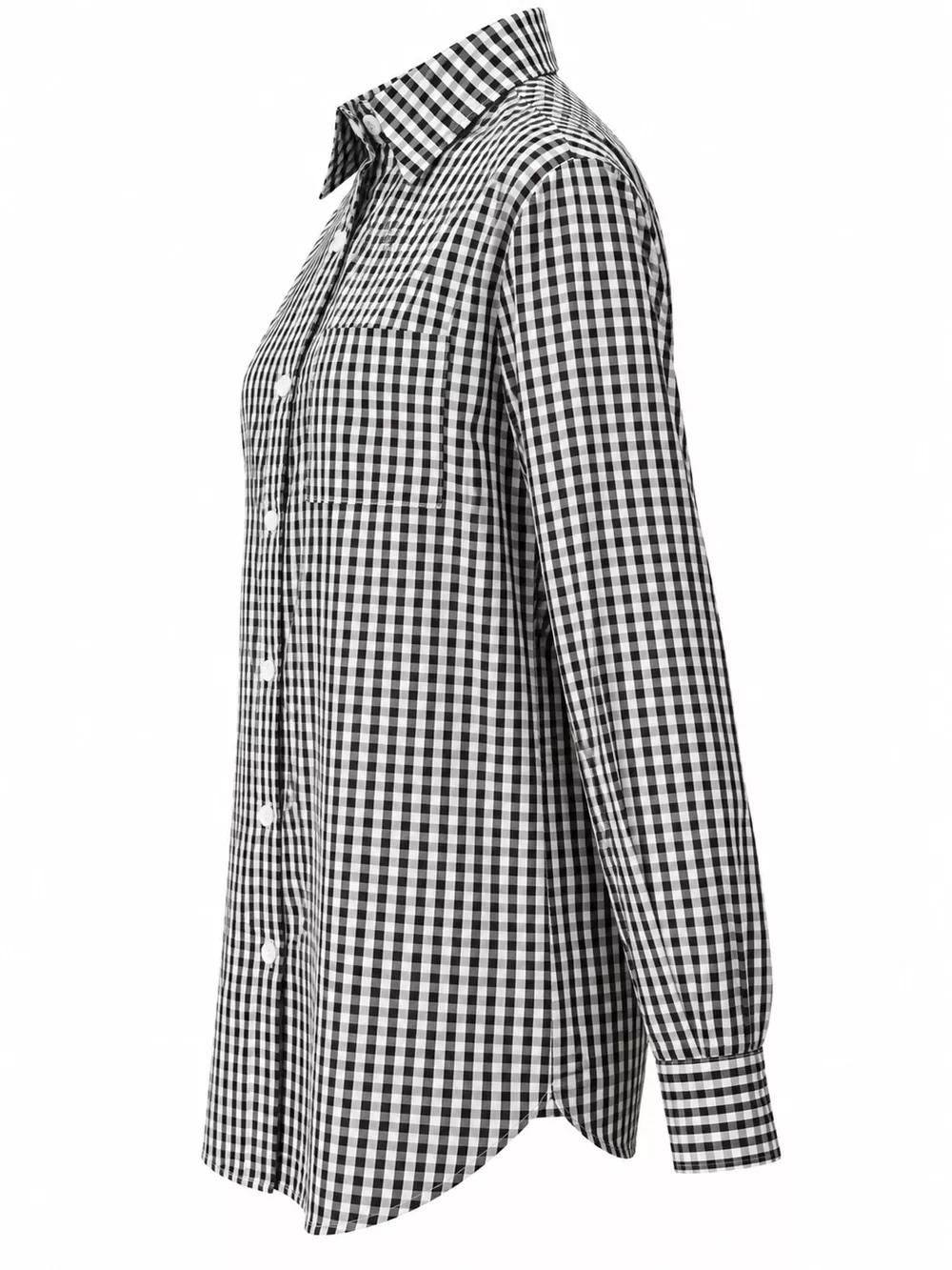 Plus Size Plaid Button-Down Long Sleeve Shirt, image 28