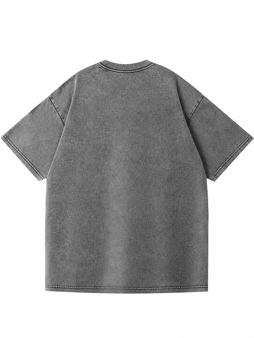 Men's Full Size Vintage Acid Wash Oversized Crewneck T-Shirt Plus Size, image 15