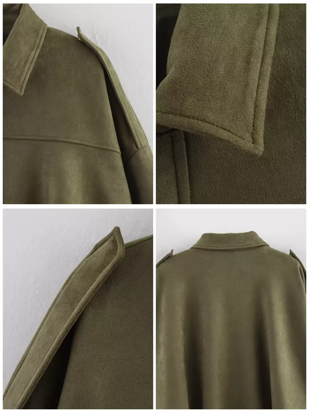 Elastic Hem Batwing Sleeve Jacket, image 25