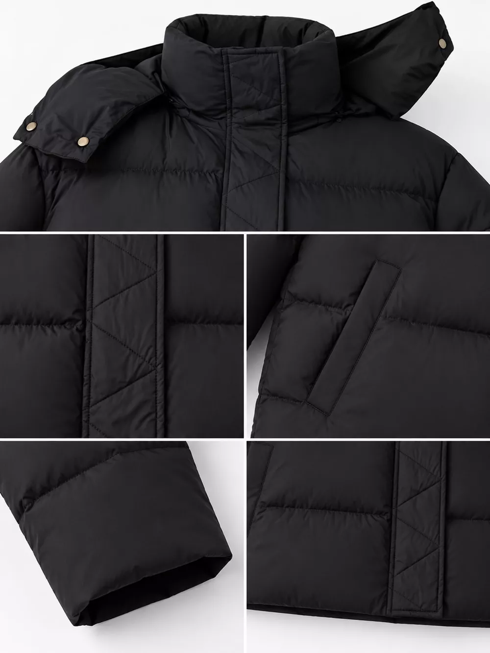 Quilted Hooded Puffer Jacket, image 7