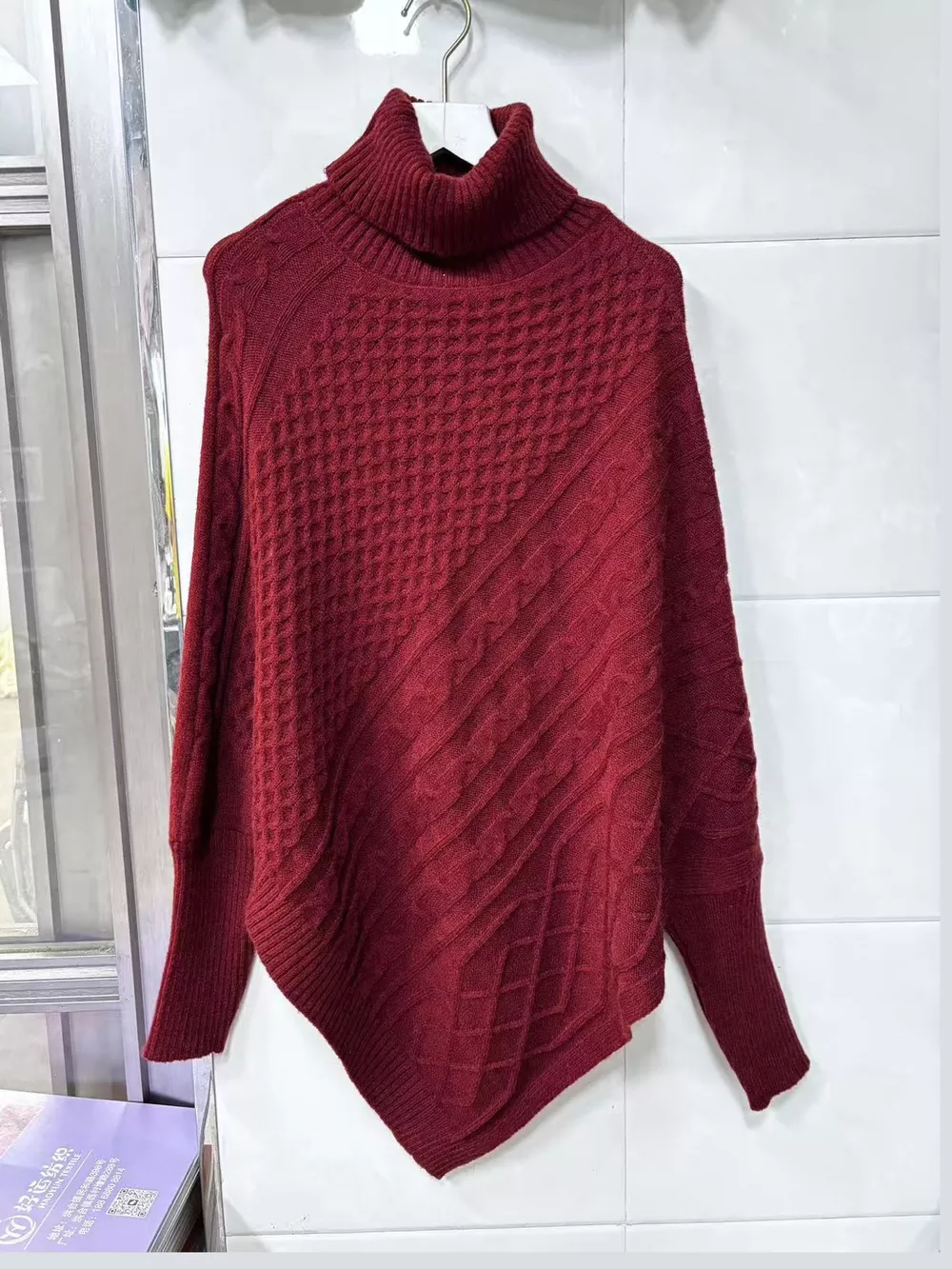Turtleneck Cable-Knit Sweater, image 22