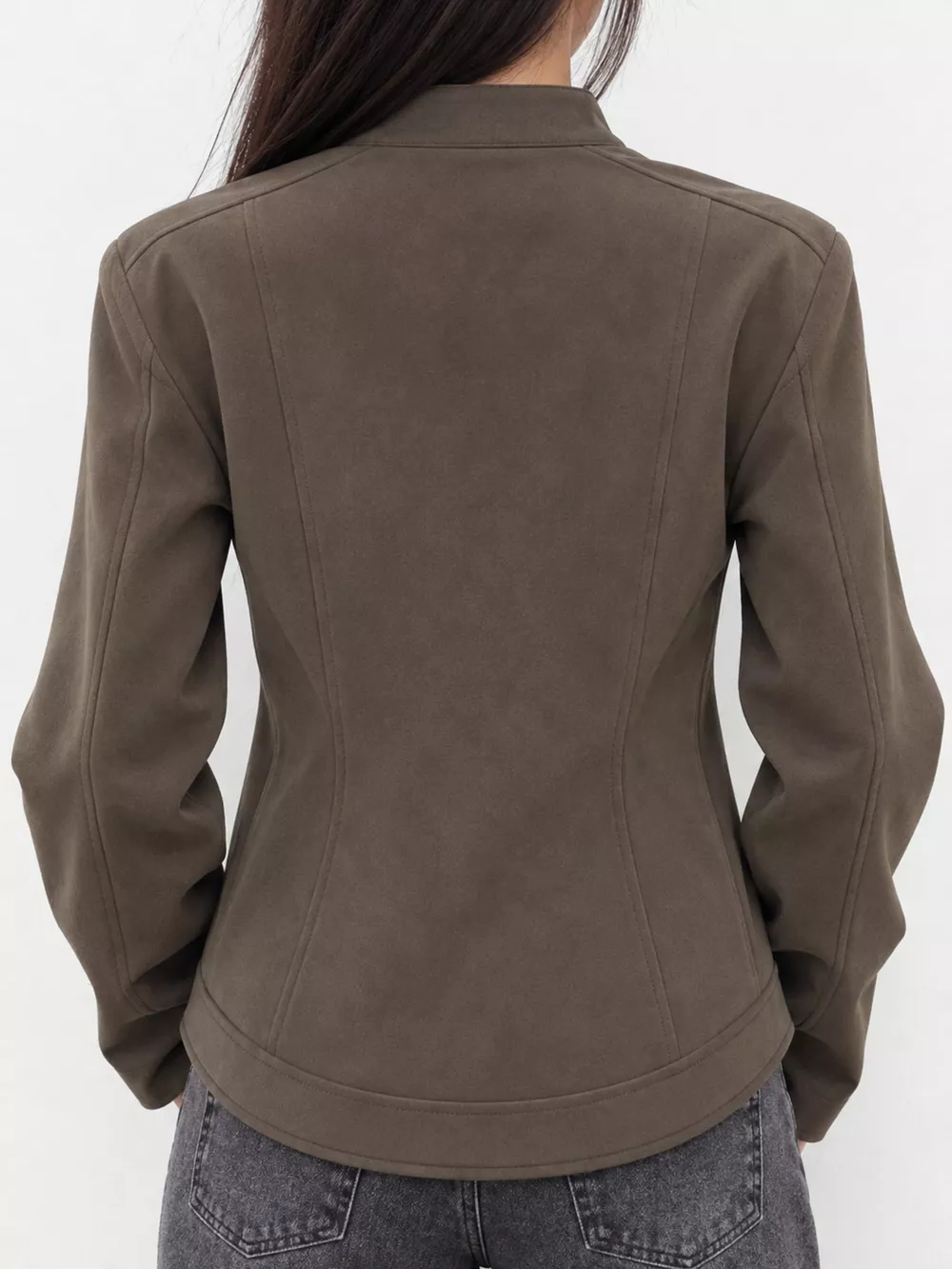 Zip Up Cropped Jacket, image 6