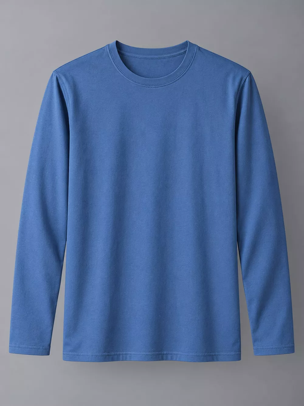 Men's Plus Size Round Neck Long Sleeve T-Shirt, image 48