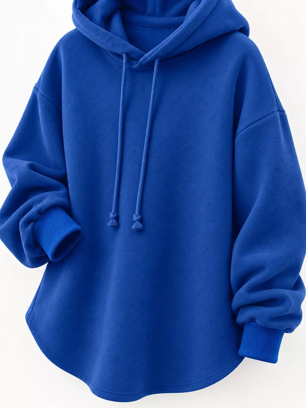 Full Size Drawstring Dropped Shoulder Hoodie Plus Size, image 14