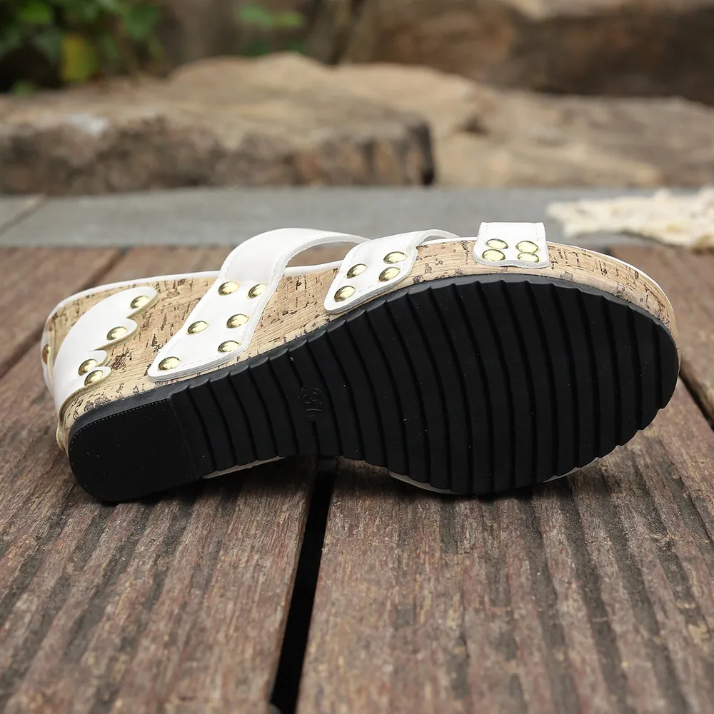 Open Toe Wedge Sandals, image 8