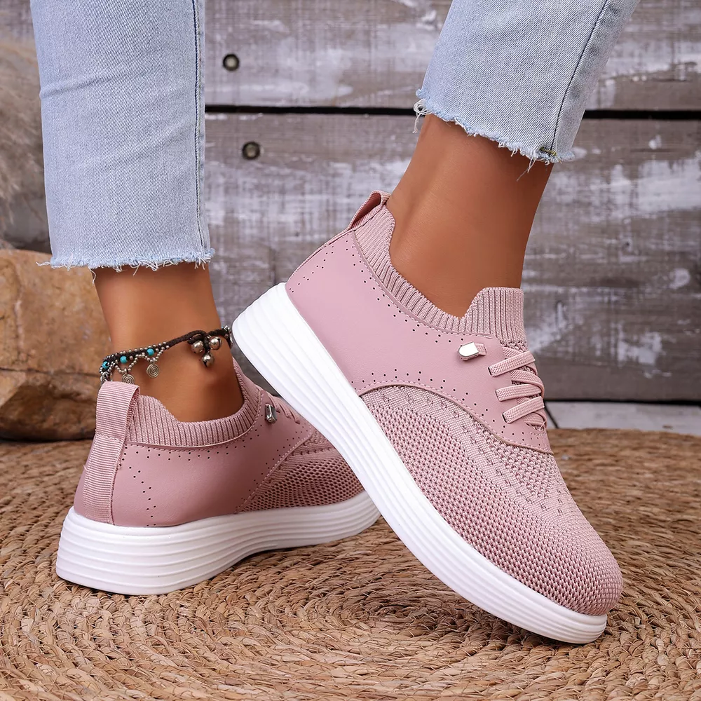 Round Toe Lace Up Sneakers, image 10