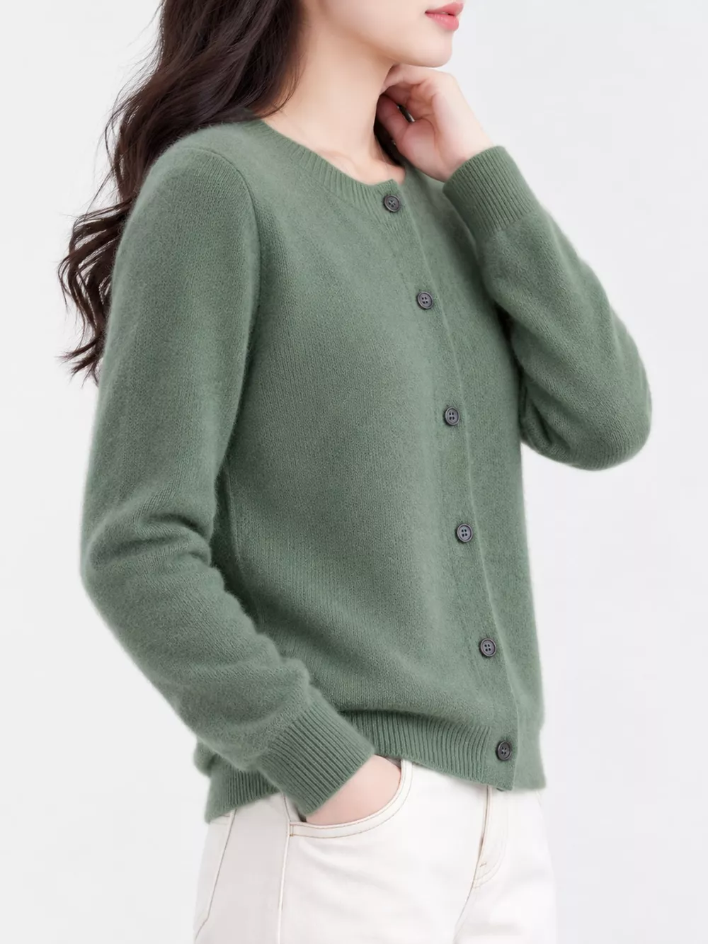Button-Down Long Sleeve Cardigan, image 44