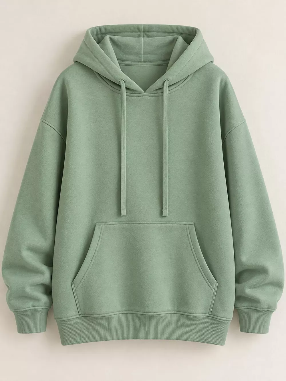 Drawstring Dropped Shoulder Hoodie, image 8