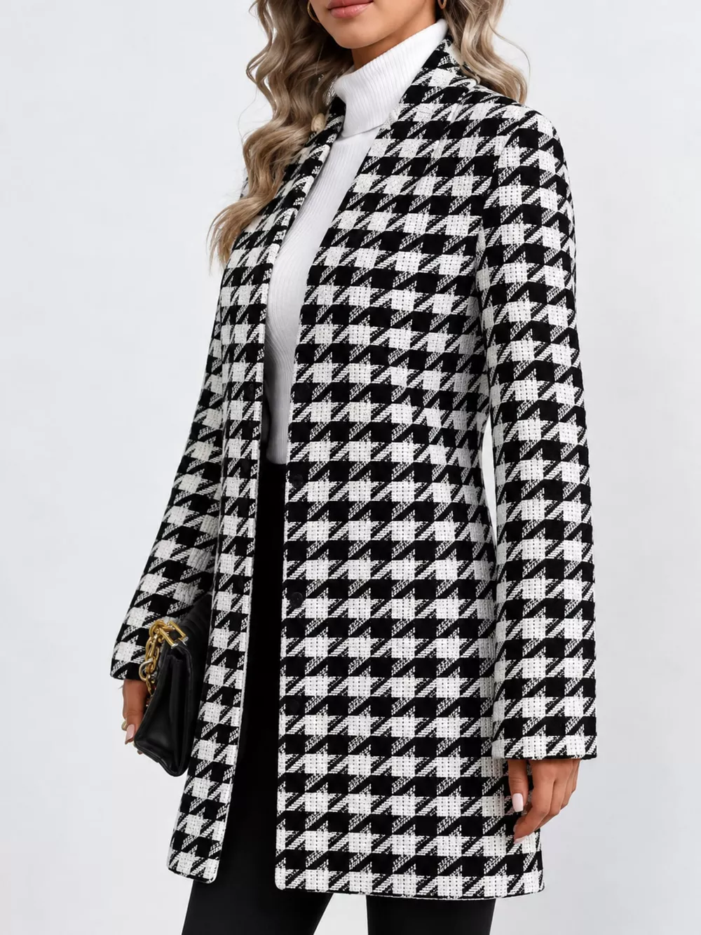 Full Size Long Sleeve Longline Outerwear Plus Size, image 6