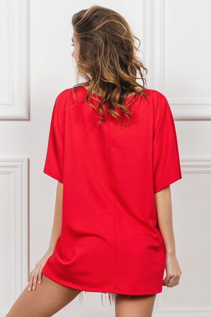 French Terry With Front Pocket Dolman Sleeves Top, image 11