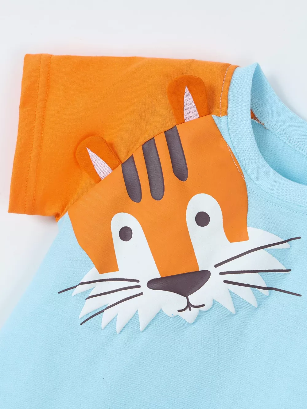 Children's Animal Print Round Neck T-Shirt, image 4