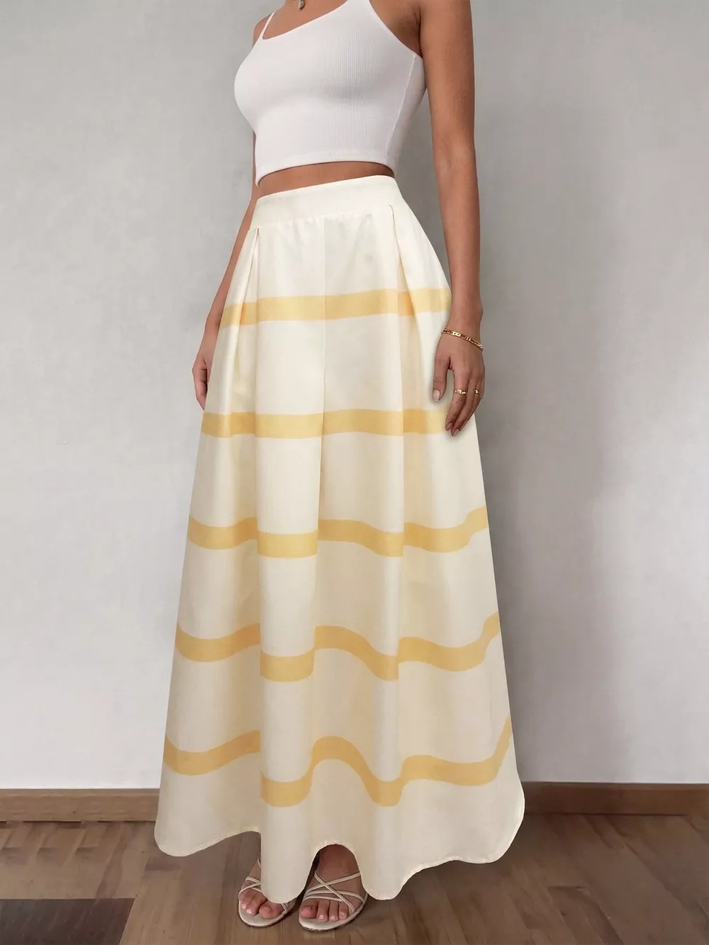 Striped Maxi Skirt, image 5