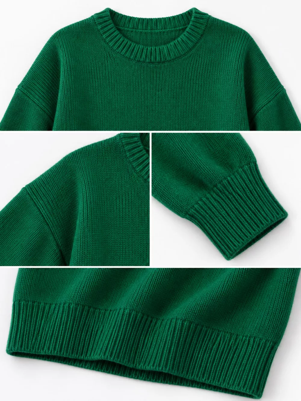 Round Neck Dropped Shoulder Sweater, image 33