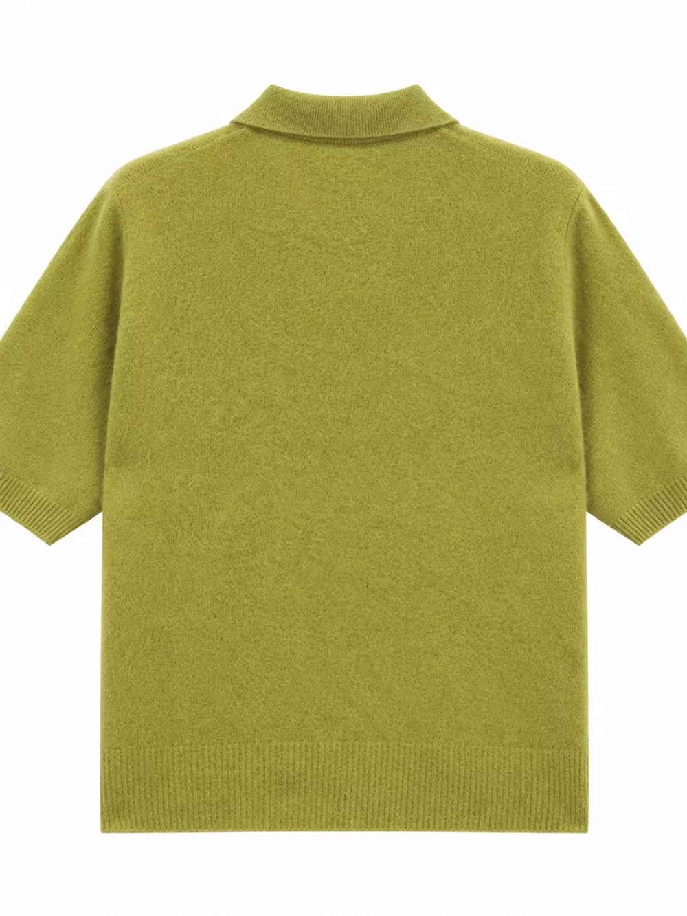 Wool Short-Sleeve knitted Polo Shirt, image 31