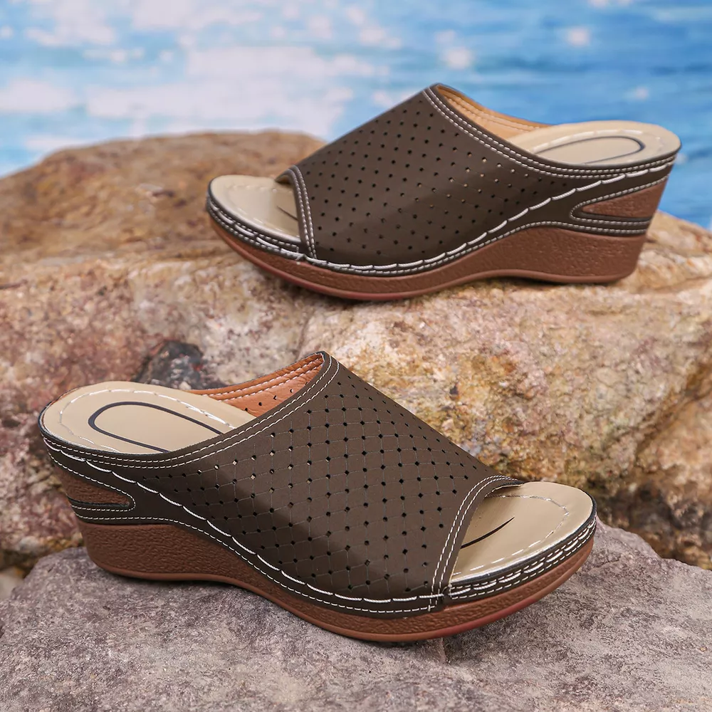 Open Toe Wedge Sandals, image 9