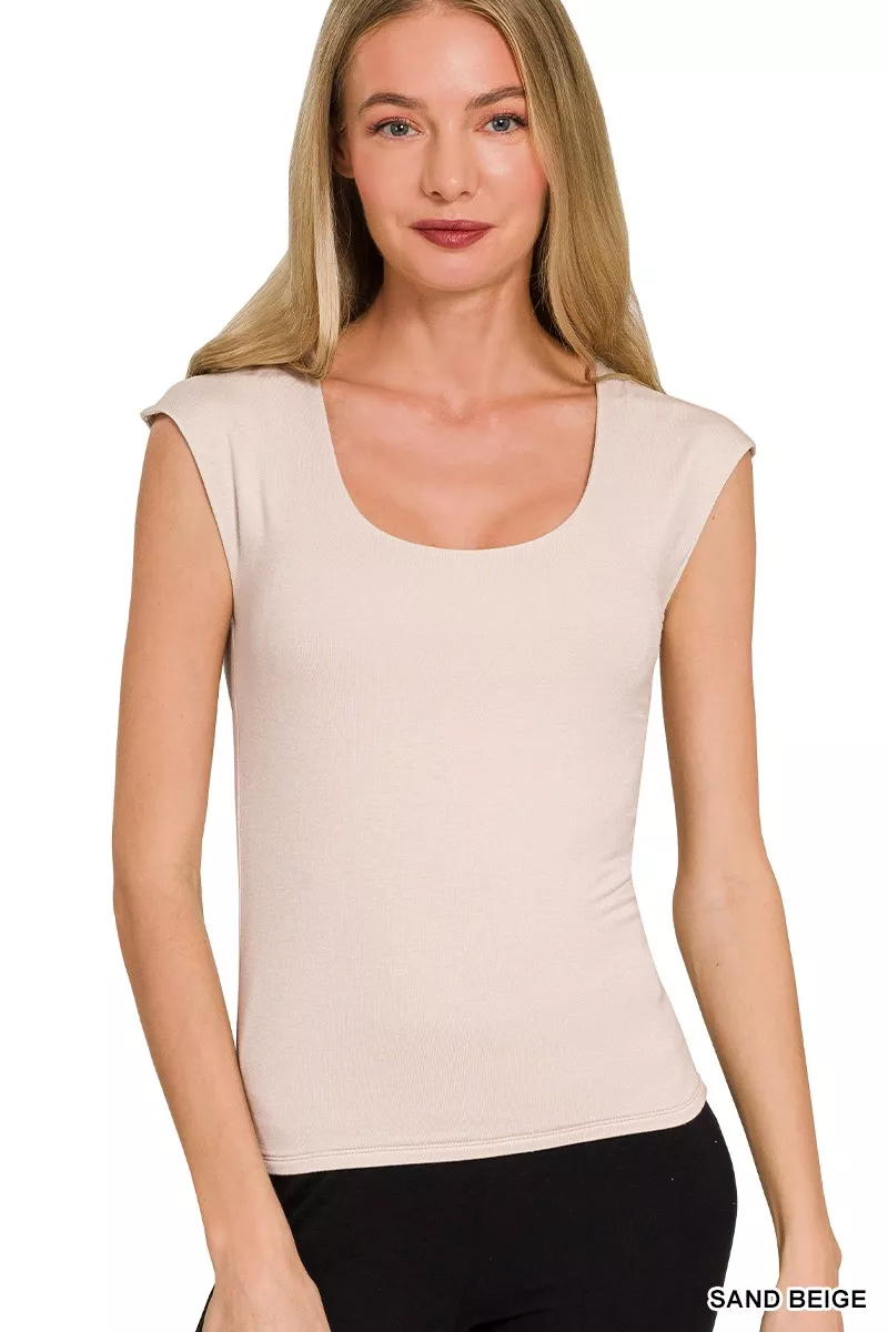 Double Layered Sleeveless Top