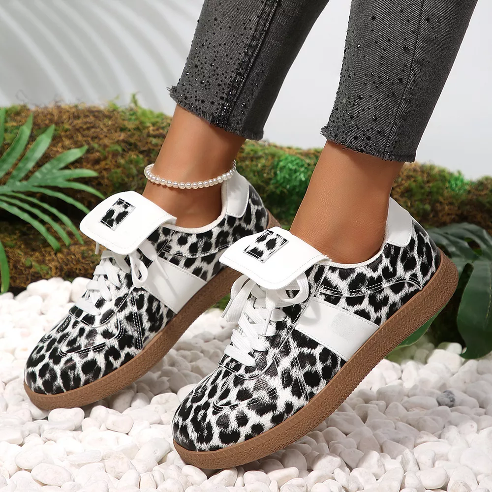 Round Toe Lace Up Sneakers, image 6