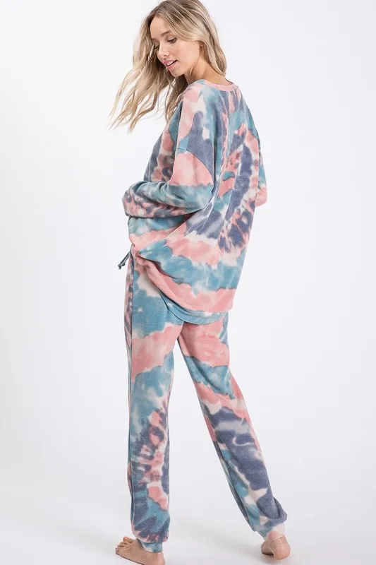 Tie Dye French Terry Casual Pants, image 12