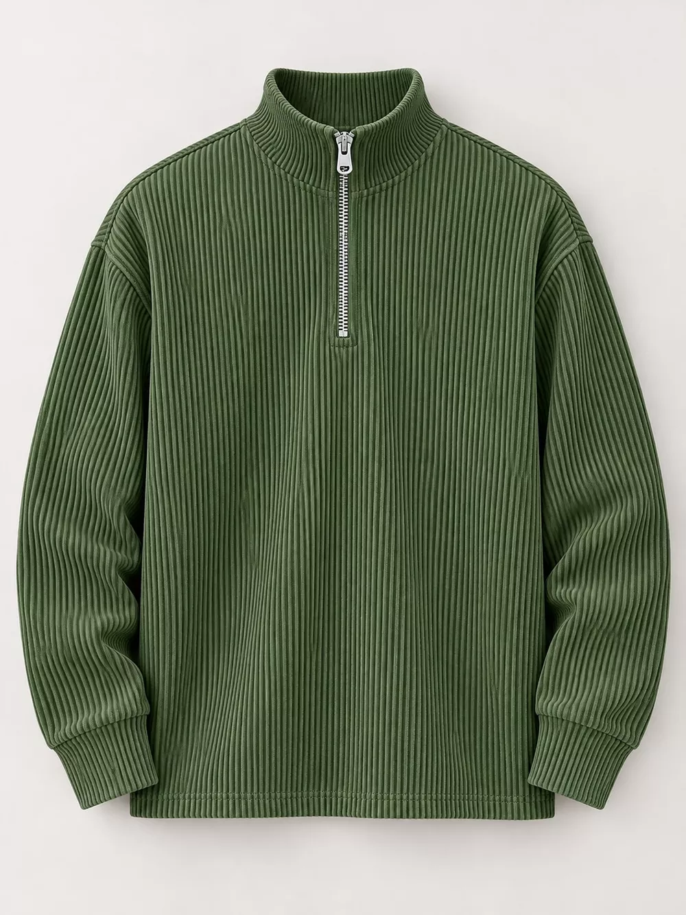 Men's Full Size Quarter-Zip Long Sleeve Sweatshirt Plus Size, image 40