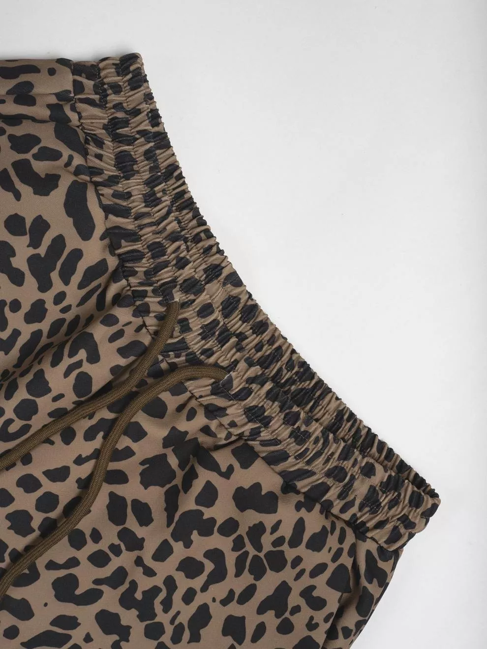 Leopard Drawstring Wide Leg Pants, image 8