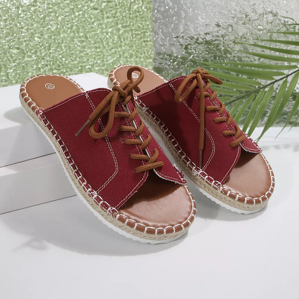 Open Toe Lace Up Sandals, image 13