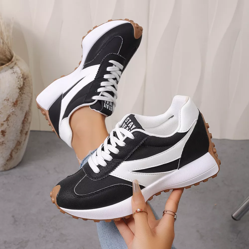 Color‑Blocked Platform Casual Sneakers, image 7