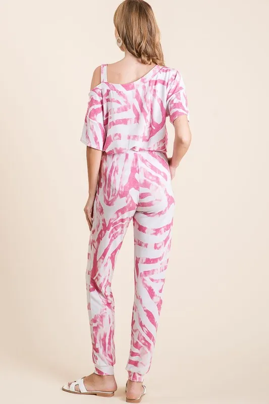 Zebra Print French Terry Top and Pants Set, image 16