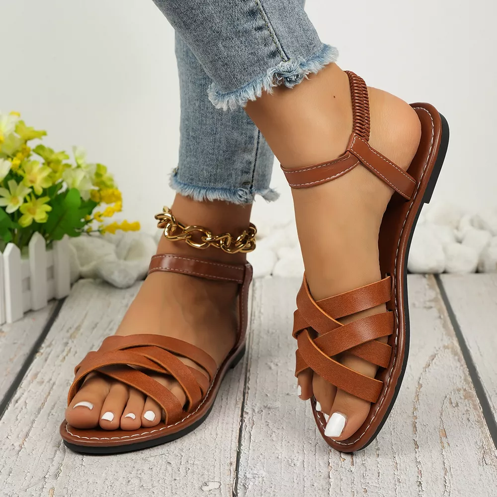 Open Toe Woven Sandals, image 8