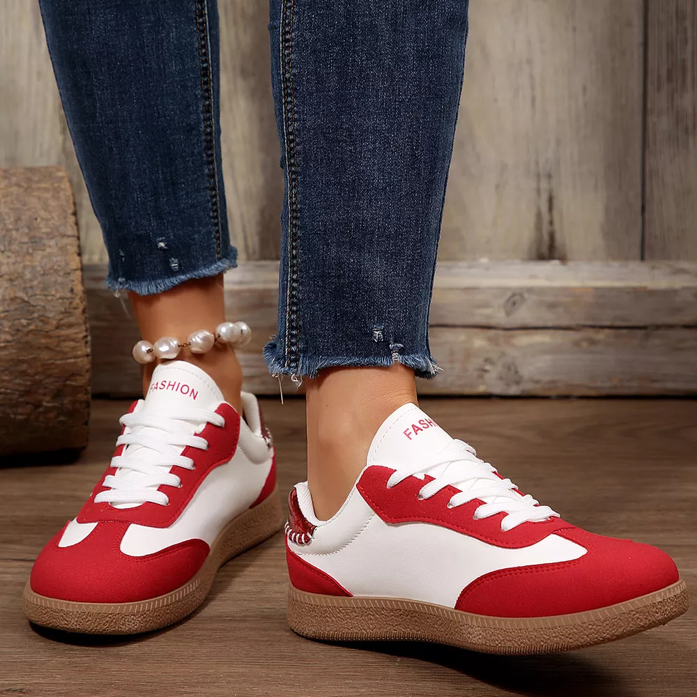 Lace-Up Flats Sneakers, image 7