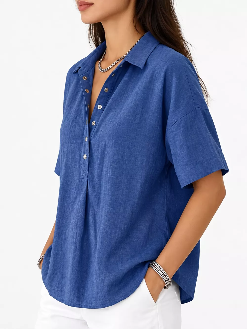 Snap Down Short Sleeve Shirt, image 21