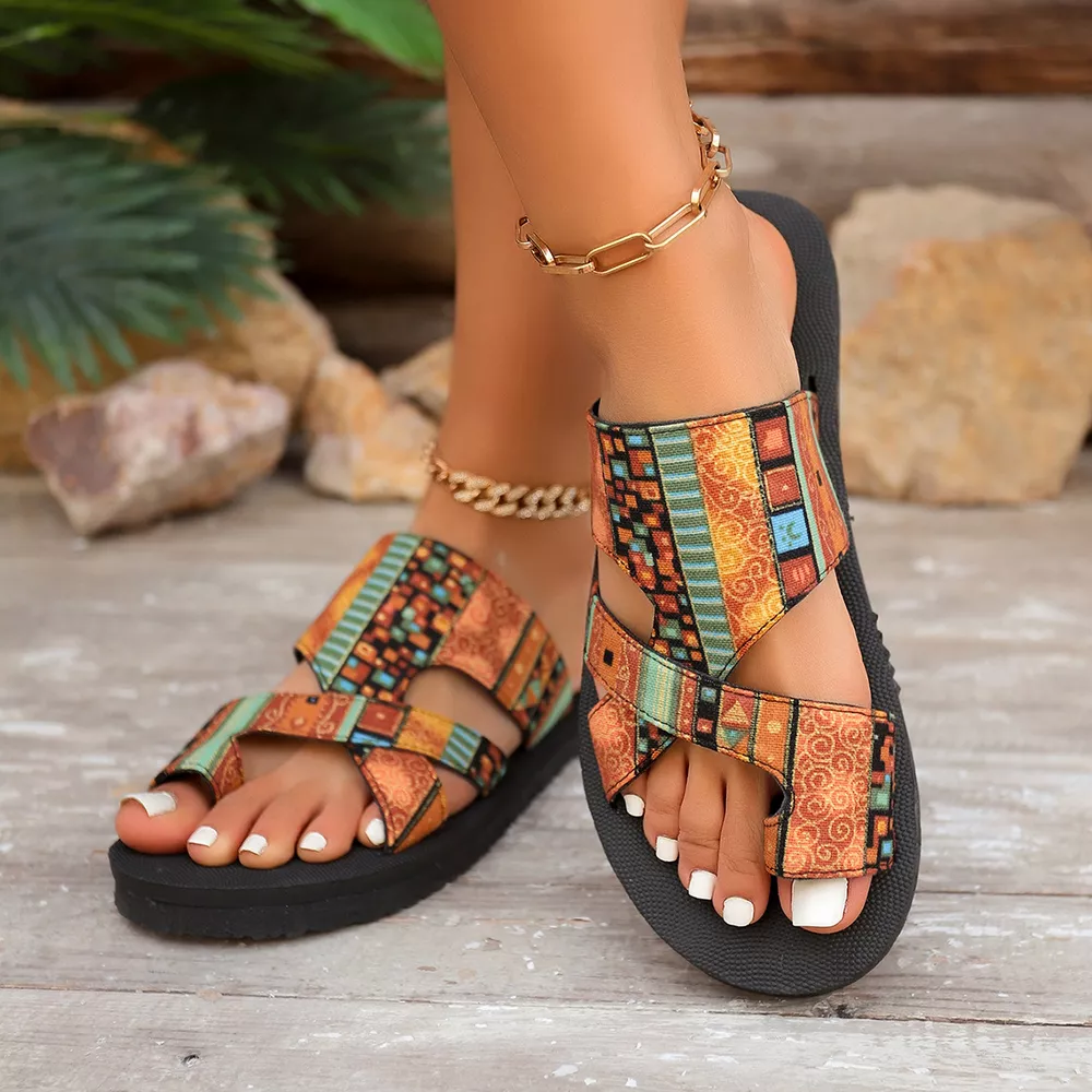 Toe Loop Platform Sandals, image 5