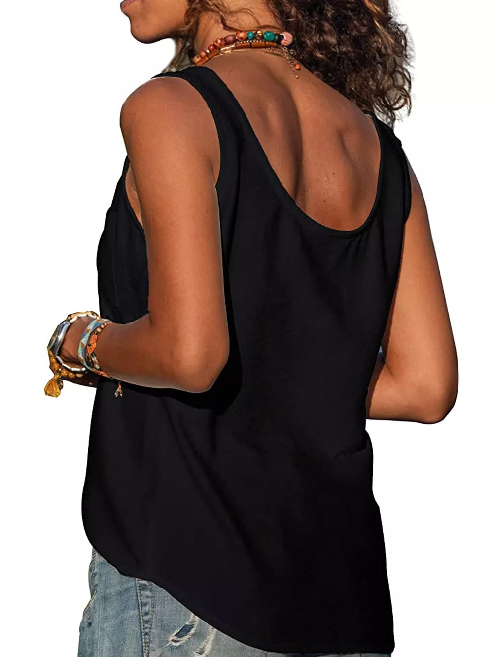 Full Size Casual Round Neck Tank Plus Size, image 8