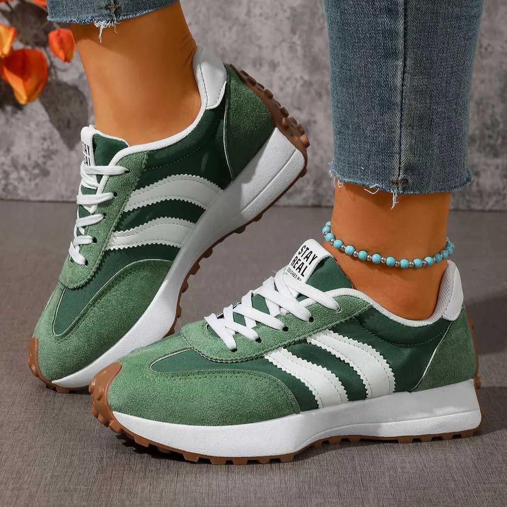 Lace Up Round Toe Sneakers, image 10