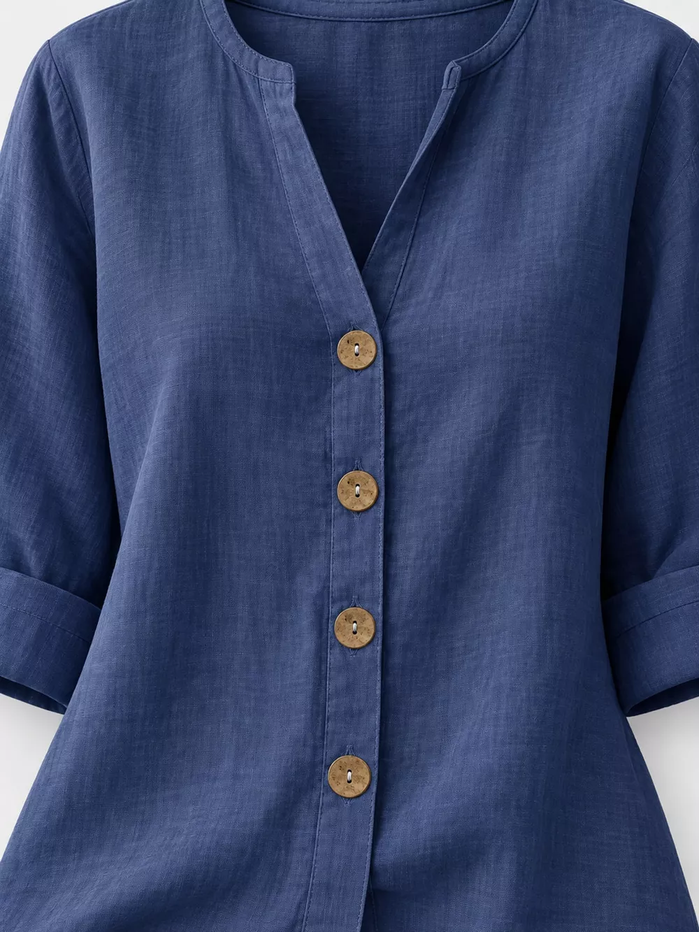 Notched Button Down Shirt, image 18