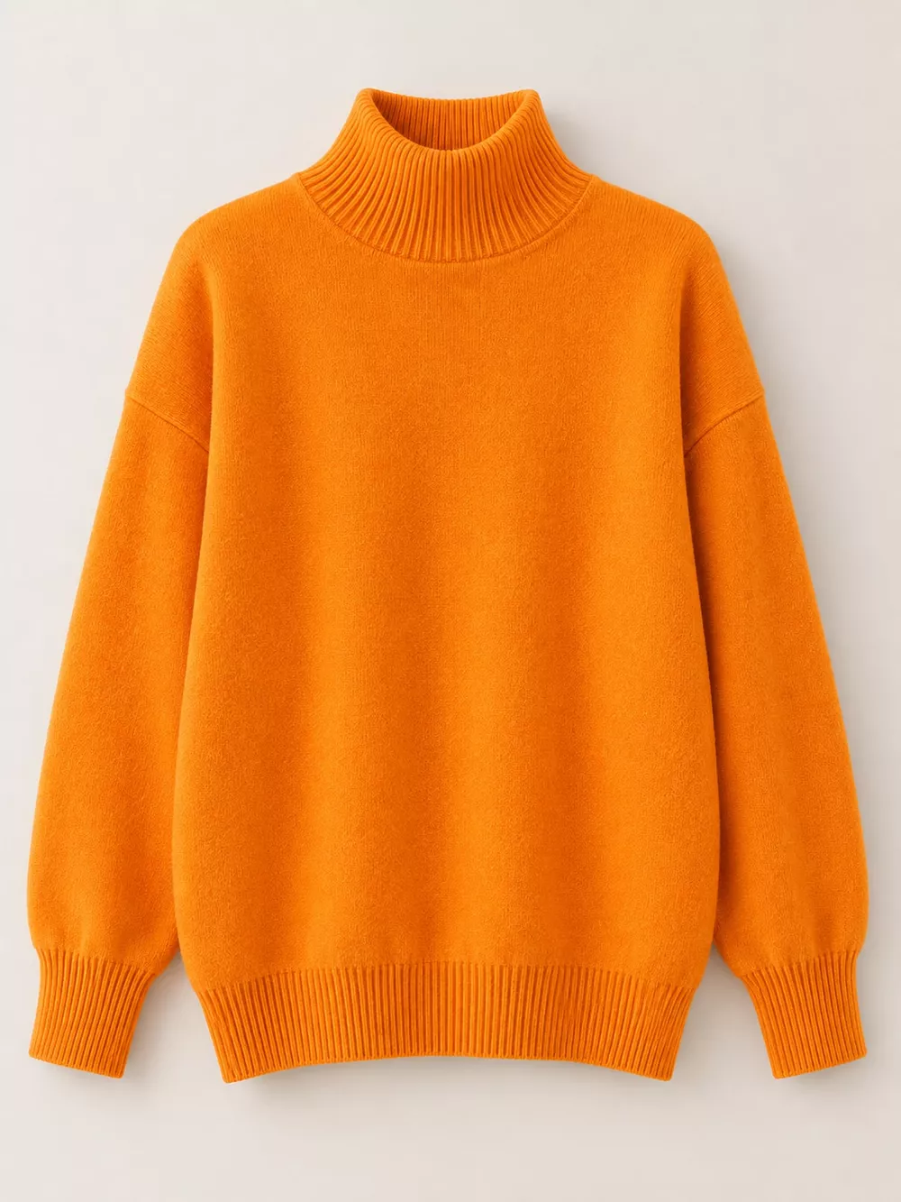 Turtleneck Dropped Shoulder Sweater, image 63