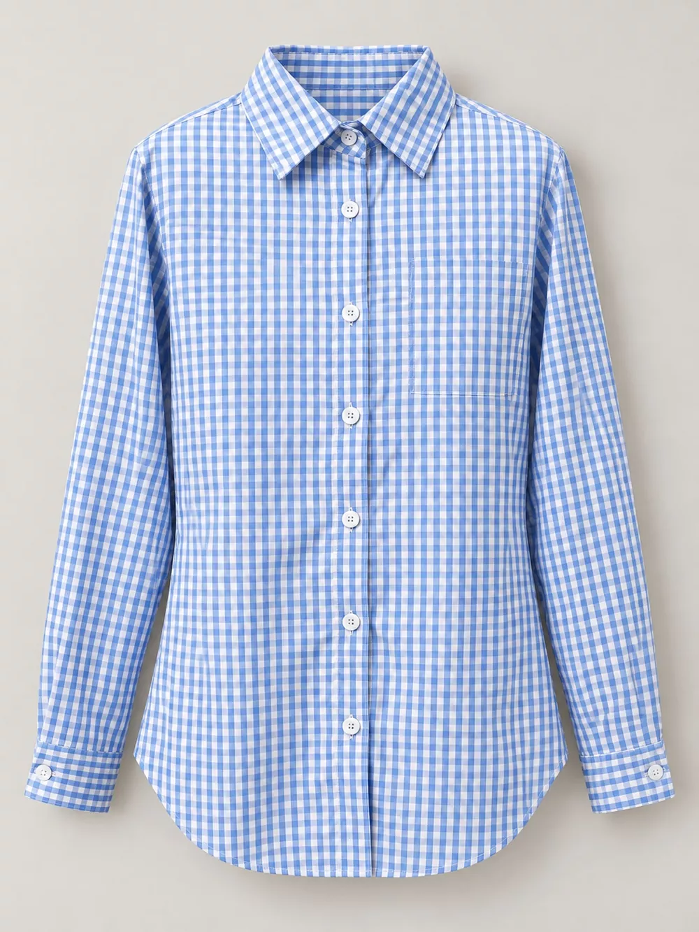 Plus Size Plaid Button-Down Long Sleeve Shirt, image 35