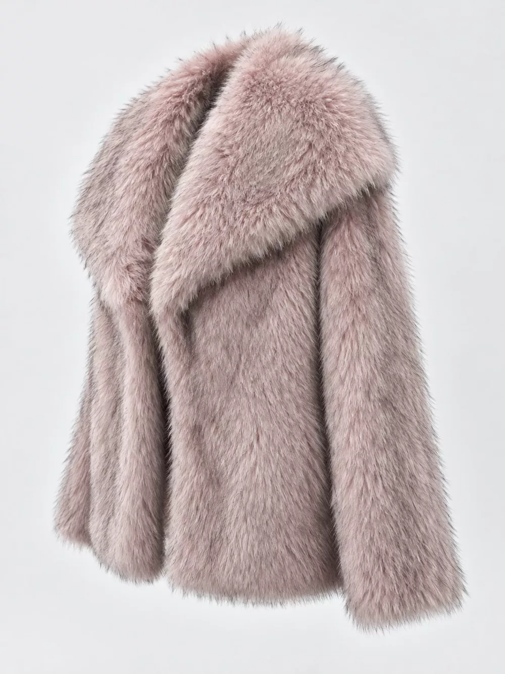 Fox Fur Collar Winter Outerwear, image 44