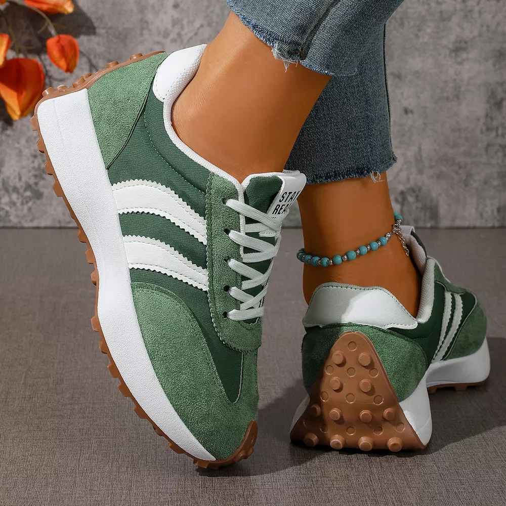 Lace Up Round Toe Sneakers, image 12