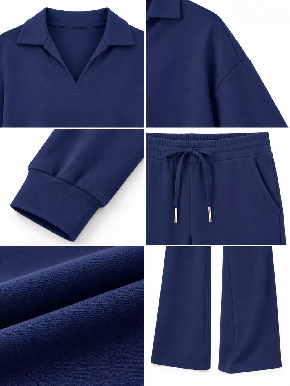 Dropped Shoulder Top and Pants Set, image 20