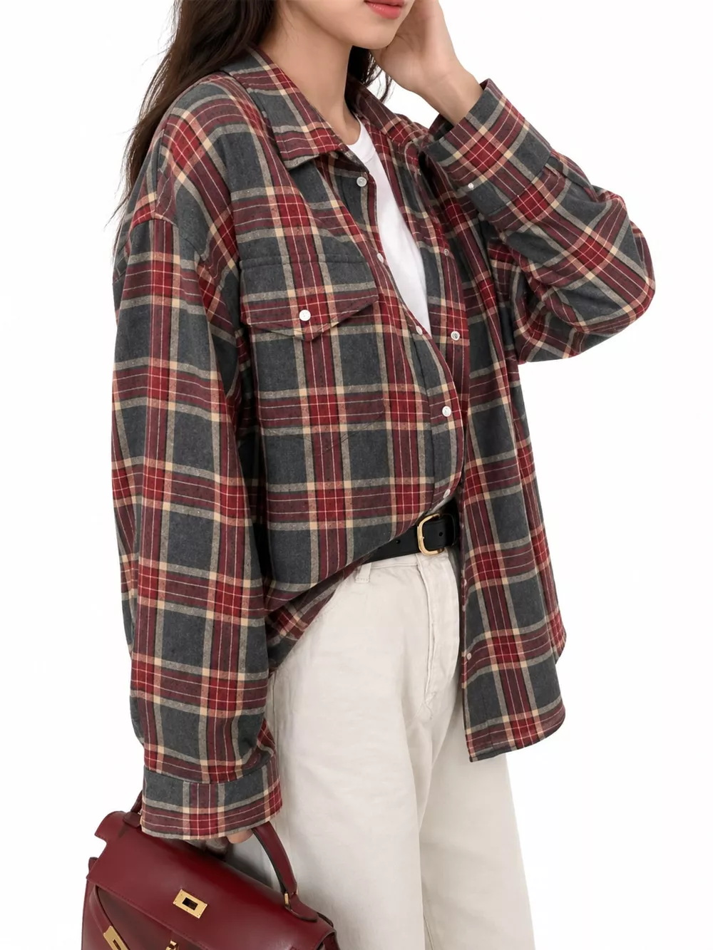 Plaid Button Up Shirt, image 25