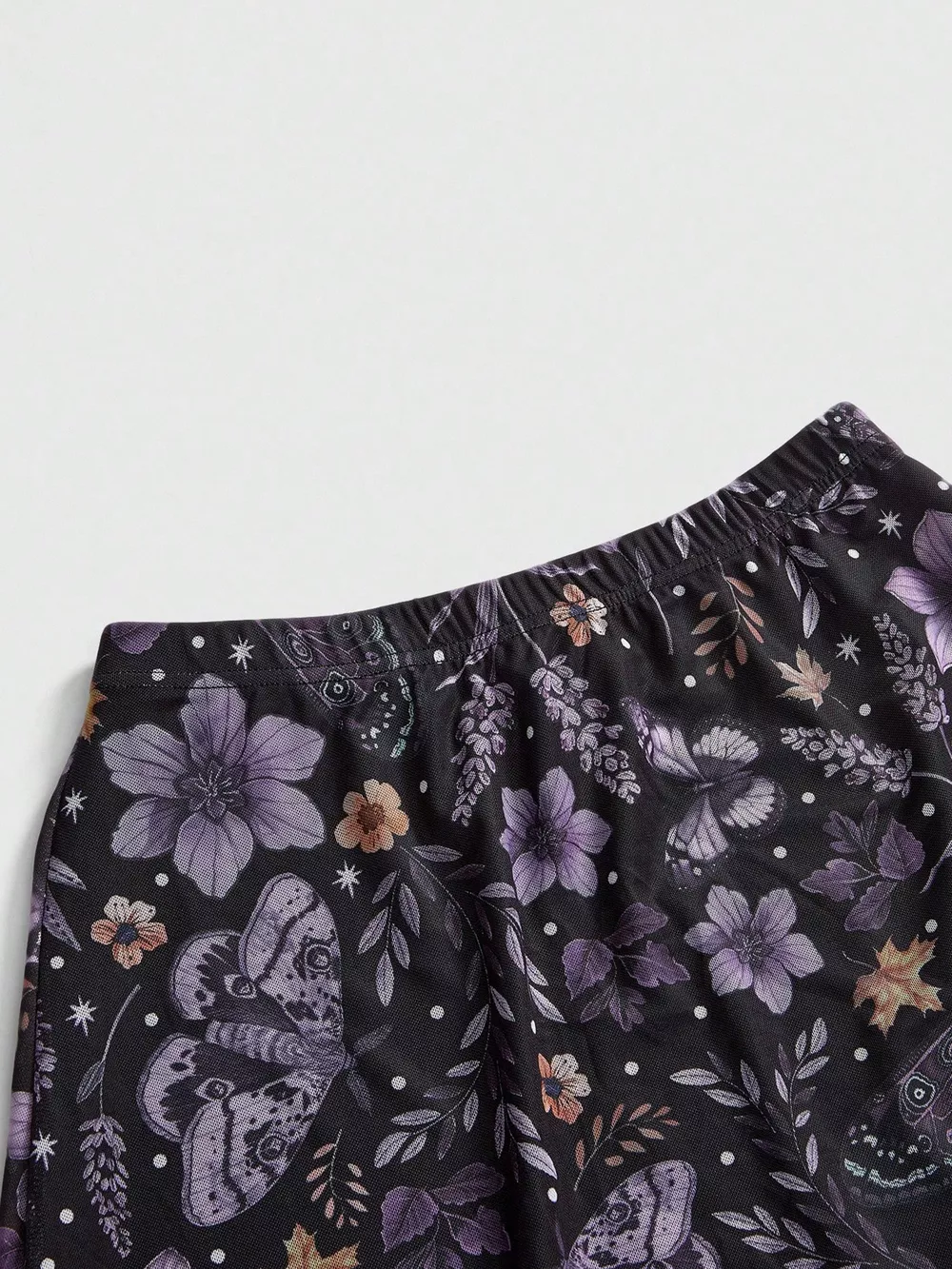 Floral Print Flowy Midi Skirt, image 5