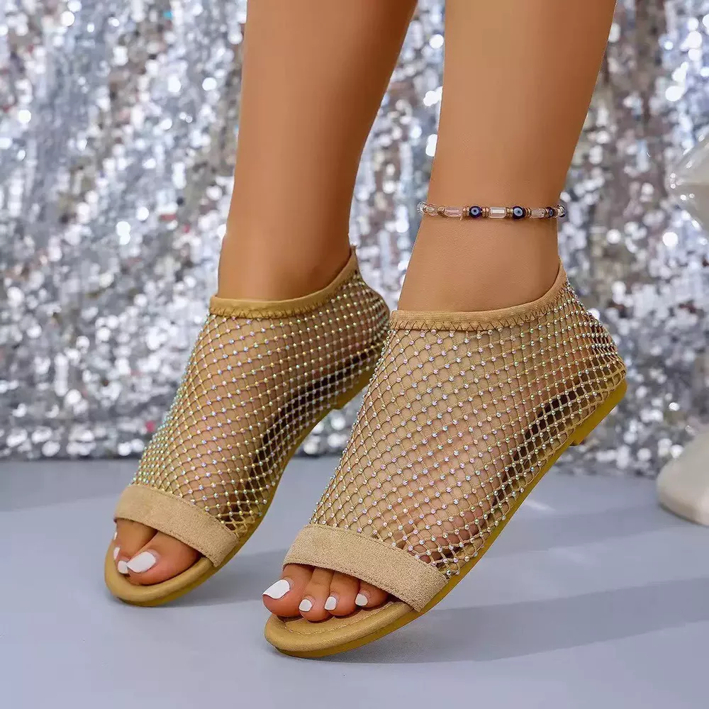 Open Toe Flats Sandals, image 2