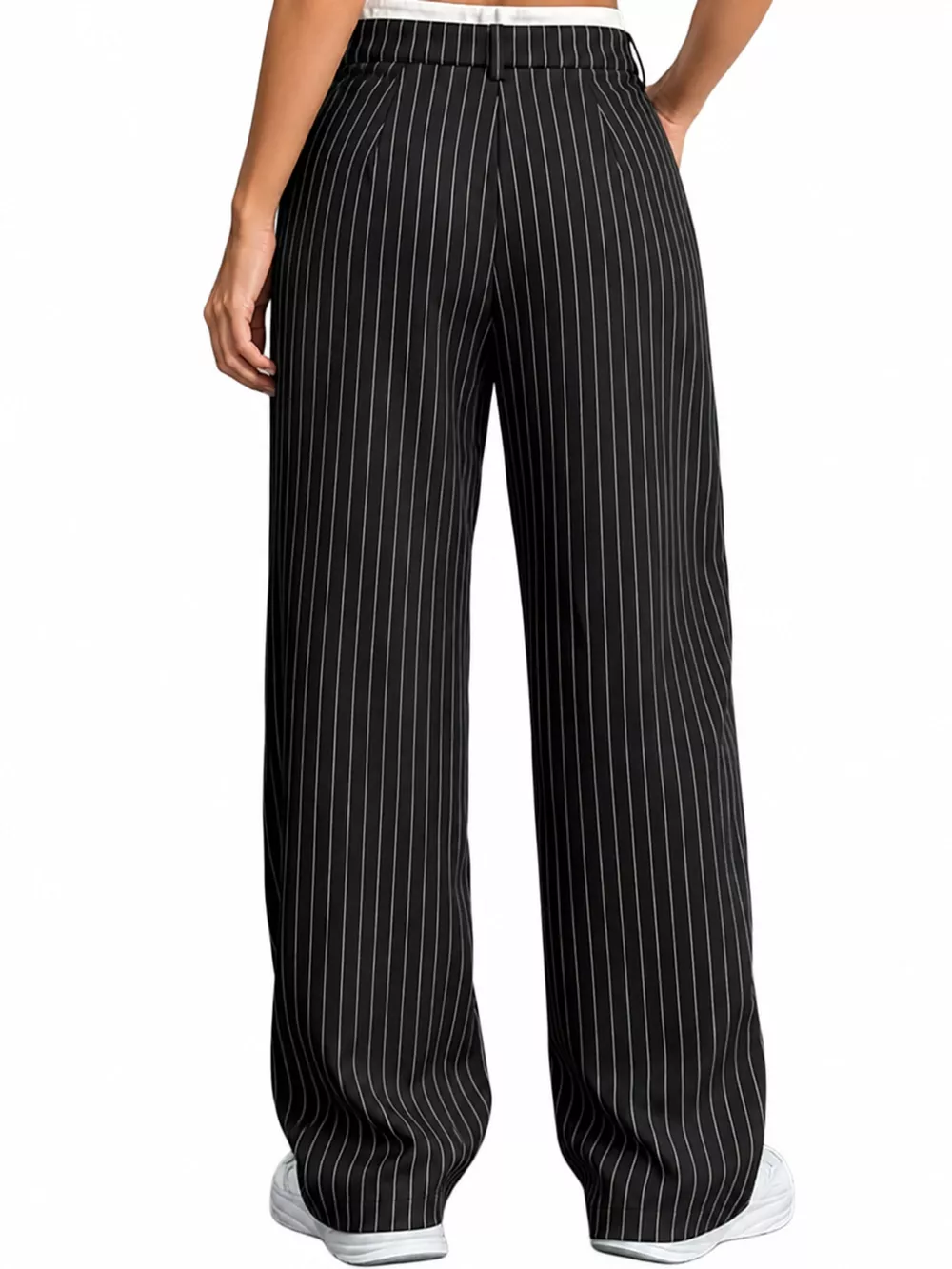 Striped Wide-Leg Pants, image 9