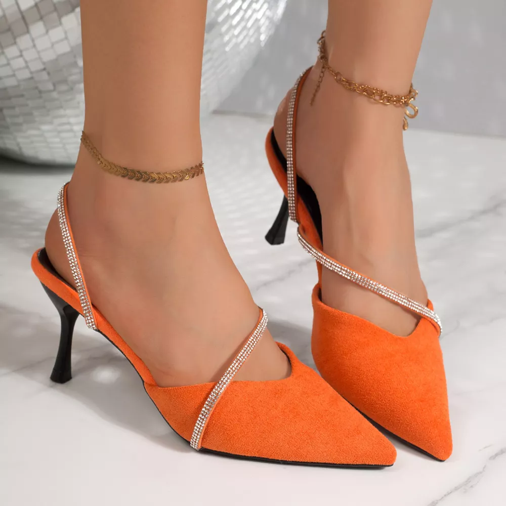 Point Toe Kitten Heels Sandals, image 3