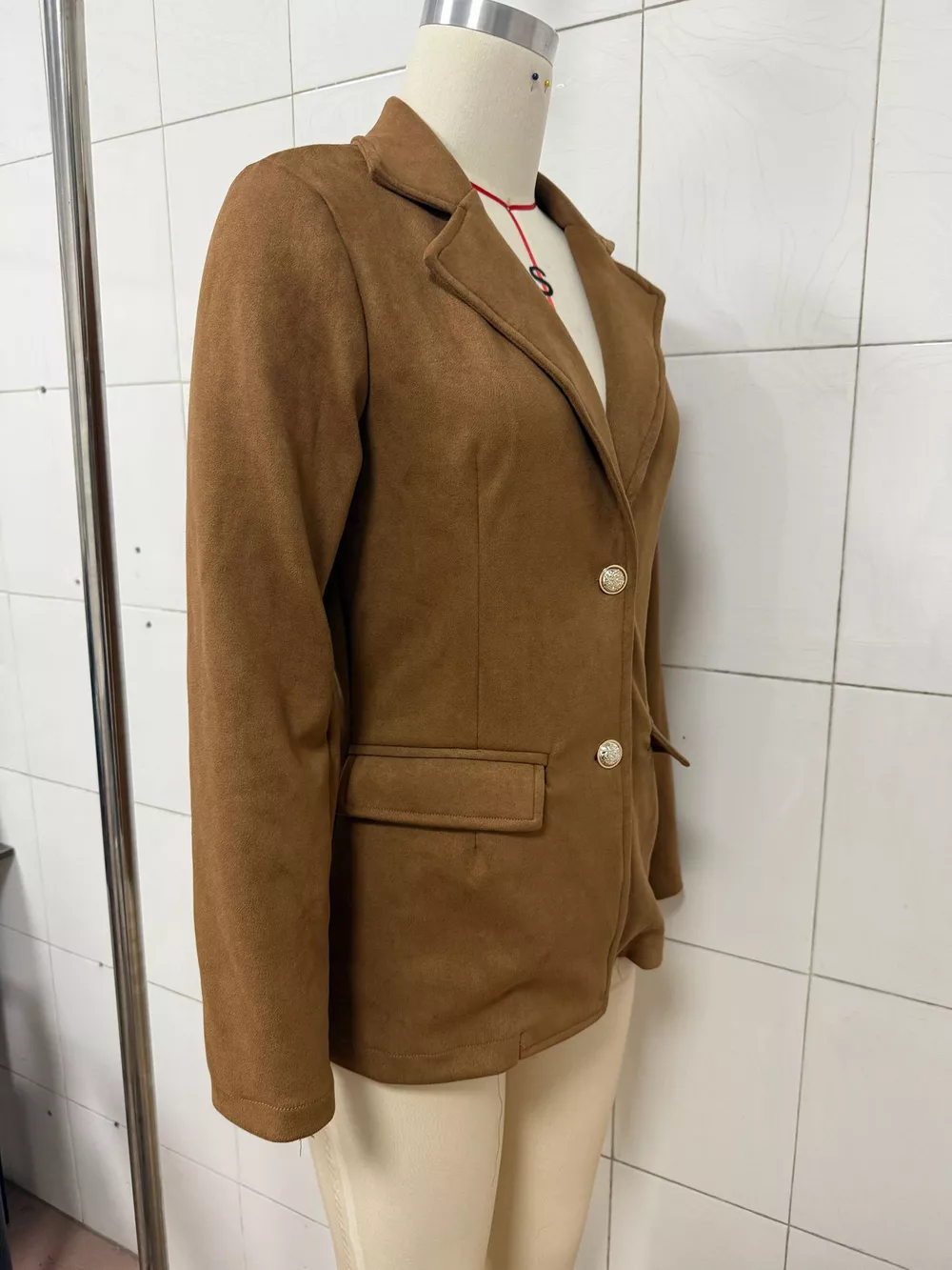 Single-Breasted Lapel Collar Blazer, image 4