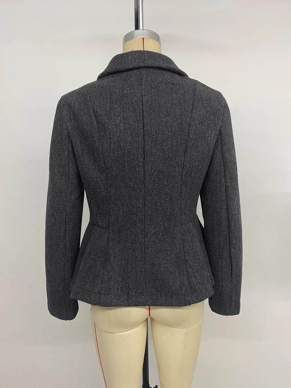 Double-Breasted Peplum Blazer, image 9