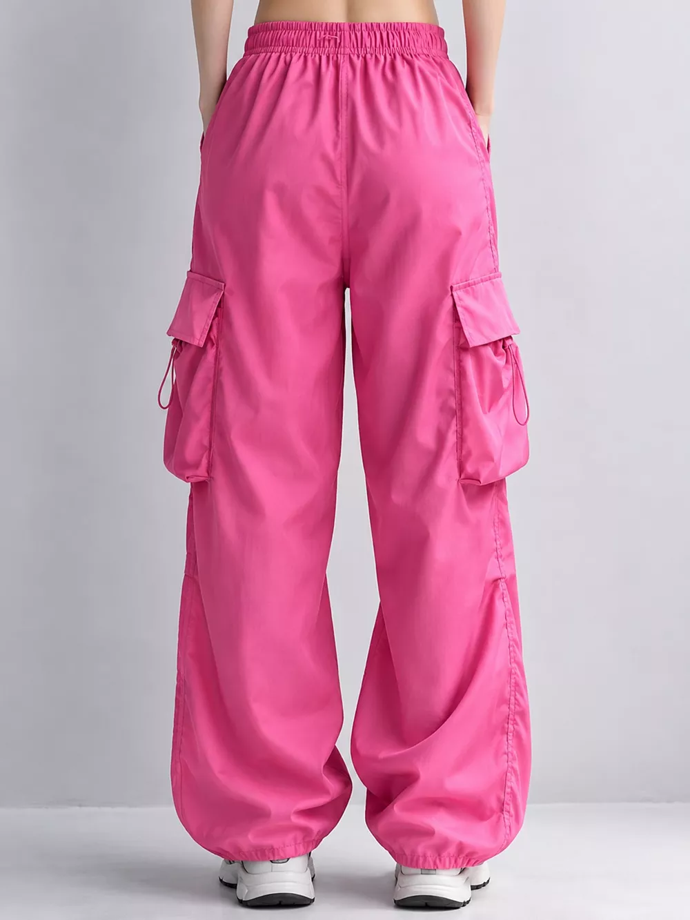 Full Size Drawstring Cargo Pants Plus Size, image 2